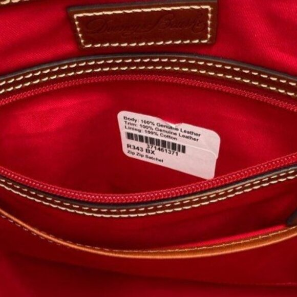 Dooney & Bourke Zip Zip NWT pebbled grain leather satchel handbag - Picture 13 of 14